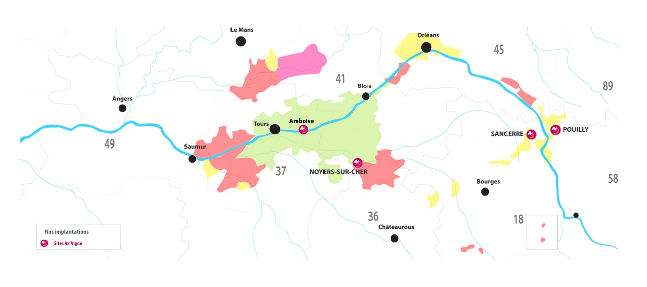 Carte AxVigne
